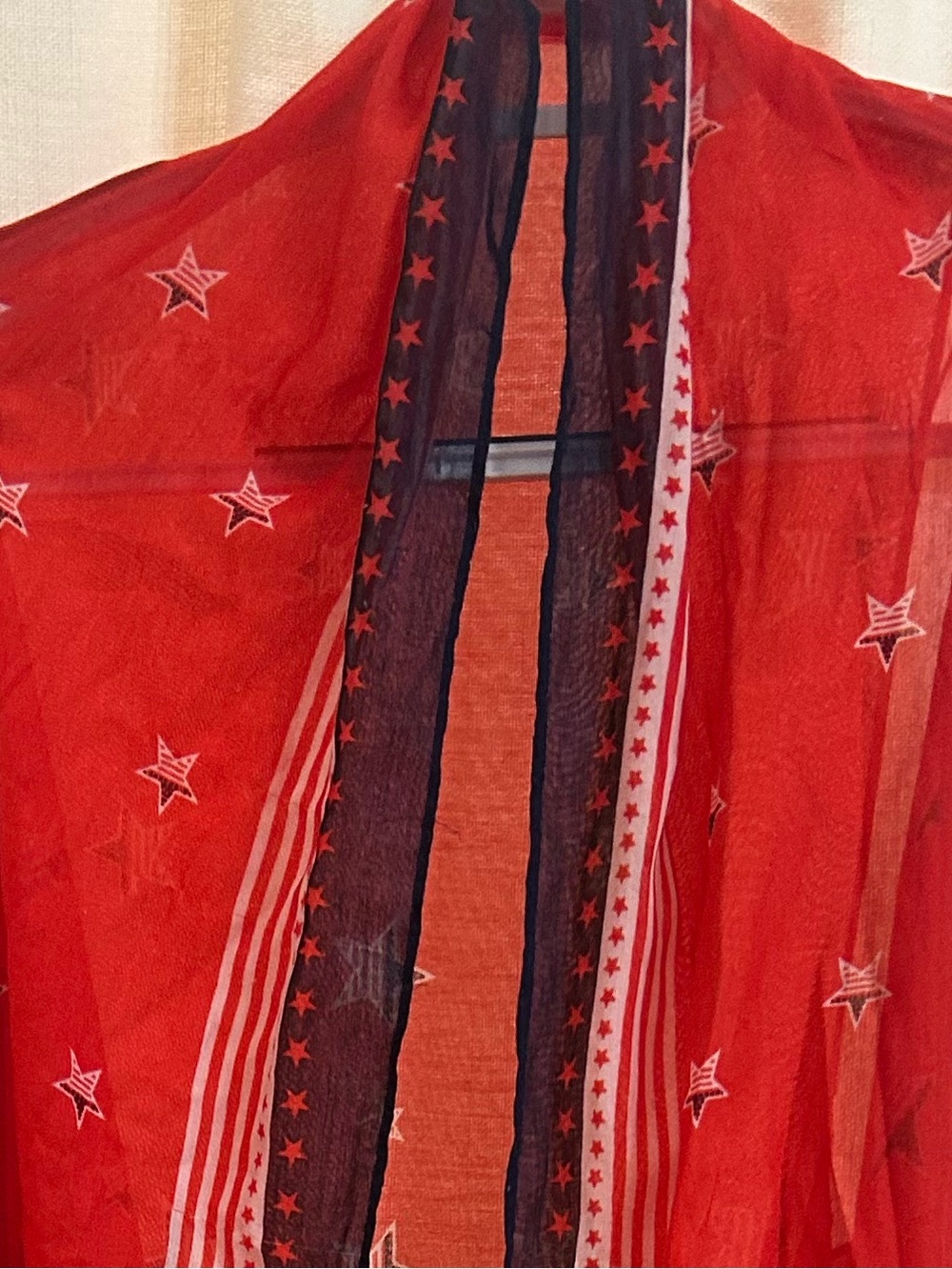 Collection XIIX, American Patriotic, Swim Suit, Kimono, One Size Fits Most - Picture 2 of 6